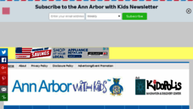 What Annarborwithkids.com website looked like in 2017 (6 years ago)