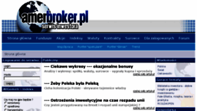 What Amerbroker.pl website looked like in 2017 (6 years ago)