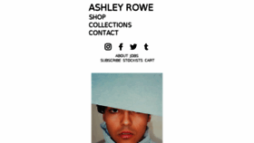 What Ashleyrowe.com website looked like in 2017 (6 years ago)