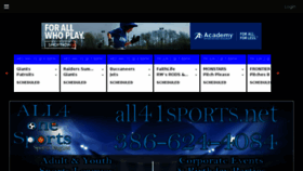 What All41sports.net website looked like in 2017 (6 years ago)