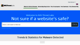 What Avgthreatlabs.com website looked like in 2017 (6 years ago)