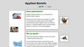 What Appliedbioinfo.net website looked like in 2017 (6 years ago)
