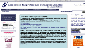 What Aplv-languesmodernes.org website looked like in 2017 (6 years ago)