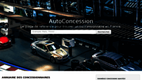 What Auto-concession.fr website looked like in 2017 (6 years ago)