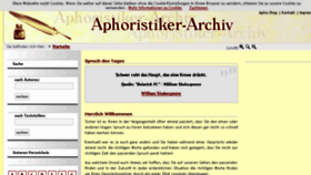 What Aphoristiker-archiv.de website looked like in 2017 (6 years ago)