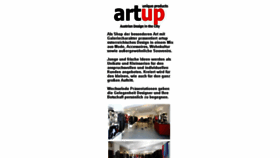 What Artup.at website looked like in 2017 (6 years ago)