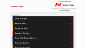 What Anonym.ninja website looked like in 2017 (6 years ago)