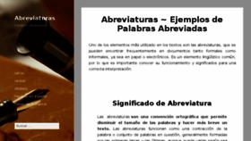 What Abreviaturade.org website looked like in 2017 (6 years ago)