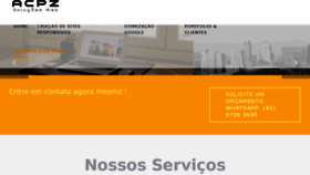 What Acpzsolucoes.com.br website looked like in 2017 (6 years ago)