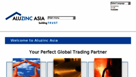 What Aluzinc-asia.com website looked like in 2017 (6 years ago)