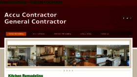 What Accucontractor.com website looked like in 2017 (6 years ago)