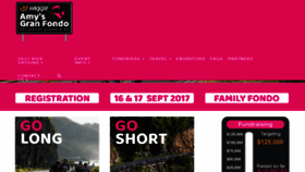 What Amysgranfondo.org.au website looked like in 2017 (6 years ago)