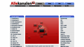 What Allekanalen.nl website looked like in 2017 (6 years ago)