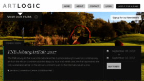 What Artlogic.co.za website looked like in 2017 (6 years ago)