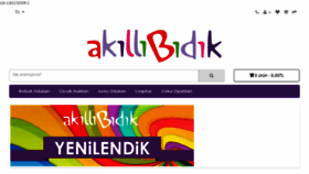 What Akillibidik.com website looked like in 2017 (6 years ago)