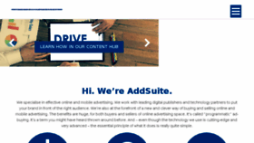 What Addsuite.com website looked like in 2017 (6 years ago)