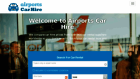 What Airportscarhire.com website looked like in 2017 (6 years ago)