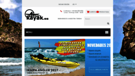 What Asturkayak.es website looked like in 2017 (6 years ago)