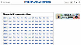 What Archive.financialexpress.com website looked like in 2017 (6 years ago)