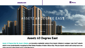 What Assetz63degreeeast.in website looked like in 2017 (6 years ago)