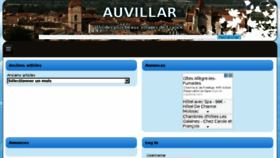 What Auvillar.com website looked like in 2017 (6 years ago)