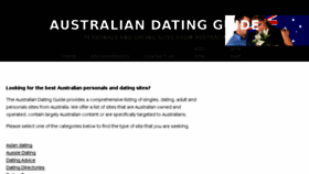 What Australian-dating-guide.com website looked like in 2017 (6 years ago)
