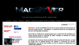 What Angusmacgyver.fr website looked like in 2017 (6 years ago)