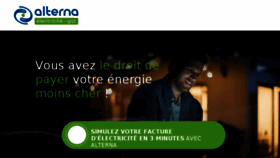 What Alterna-energie.fr website looked like in 2017 (6 years ago)
