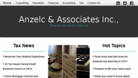 What Anzelcandassociates.com website looked like in 2017 (6 years ago)