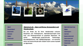 What Alpinatours.de website looked like in 2017 (6 years ago)
