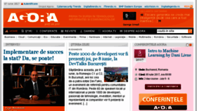 What Agora.ro website looked like in 2017 (6 years ago)