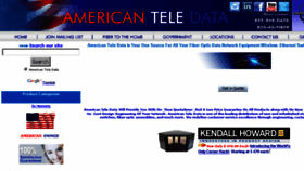 What Americanteledata.com website looked like in 2017 (6 years ago)