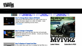 What Autohowtovideos.com website looked like in 2017 (6 years ago)