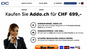 What Addo.ch website looked like in 2017 (6 years ago)