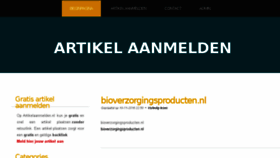 What Artikelaanmelden.nl website looked like in 2017 (6 years ago)
