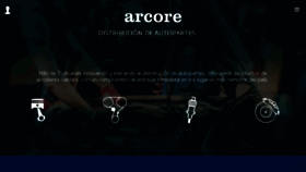 What Arcore.com website looked like in 2017 (6 years ago)