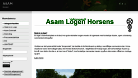 What Asam-horsens.dk website looked like in 2017 (6 years ago)