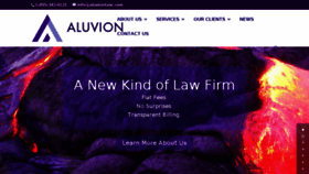 What Aluvionlaw.com website looked like in 2017 (6 years ago)