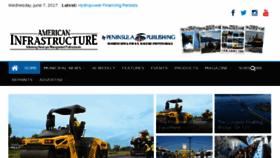 What Americaninfrastructuremag.com website looked like in 2017 (6 years ago)
