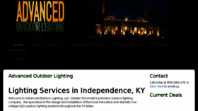 What Advancedoutdoorlighting.net website looked like in 2017 (7 years ago)