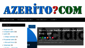 What Azerito.com website looked like in 2017 (6 years ago)