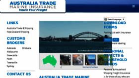 What Australiatrademarineinsurance.com.au website looked like in 2017 (6 years ago)