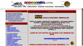 What Anconanostra.com website looked like in 2017 (6 years ago)
