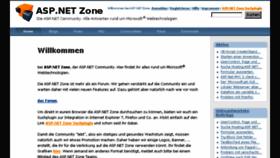 What Aspnetzone.de website looked like in 2017 (6 years ago)