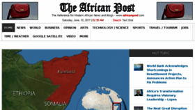 What Africanpost.com website looked like in 2017 (6 years ago)