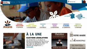 What Ancenis.fr website looked like in 2017 (6 years ago)