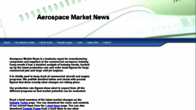 What Aerospace-market-news.com website looked like in 2017 (6 years ago)