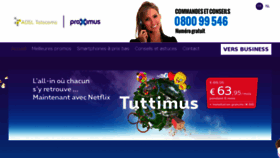 What Adsl-telecoms.be website looked like in 2017 (8 years ago)