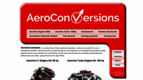 What Aeroconversions.com website looked like in 2017 (6 years ago)