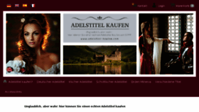 What Adelstitel-kaufen.com website looked like in 2017 (6 years ago)